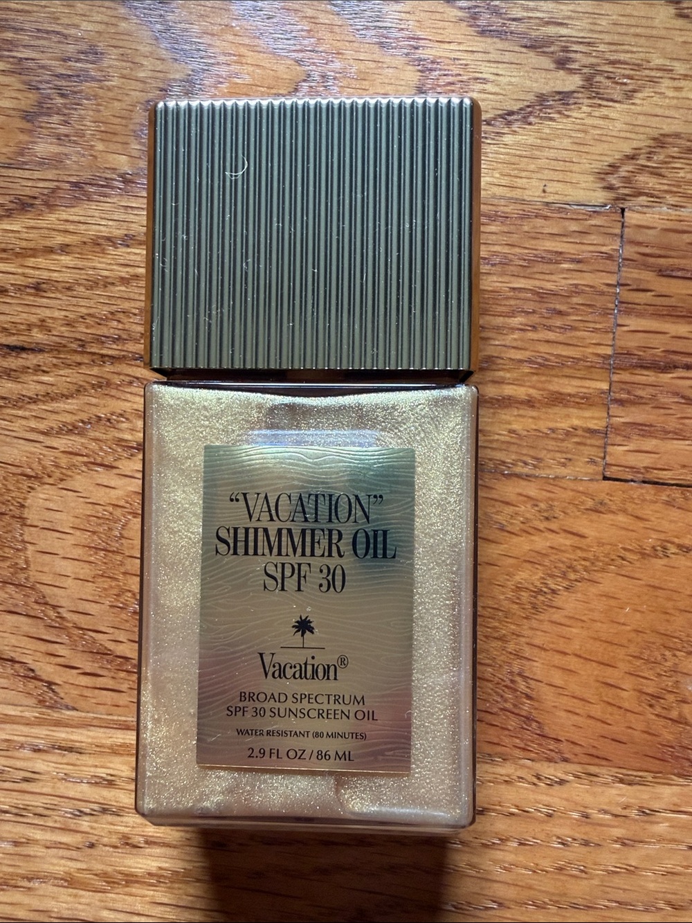 Vacation Shimmer Oil SPF 30 - Gold Shimmer 2.9oz